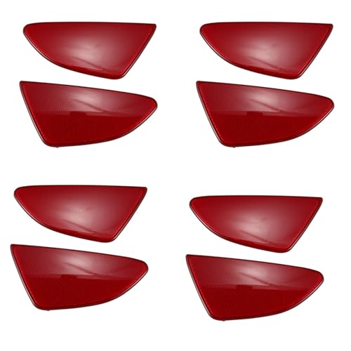 Goufride 8X Auto Styling ABS Kunststoff Heck Leuchte Nebel Scheinwerfer Lampe Panel Set für 2 Demio 2015-2018 von Goufride