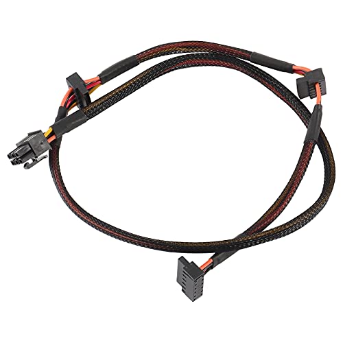 Goufride Modulares Netzteil 6Pin an 3-Port SATA Strom Kabel 18AWG Kabel 80 cm für NP ECO Serie Goufride Modulares Netzteil 6Pin an 3-Port SATA Strom Kabel 18AWG Kabel 80 cm für NP ECO Serie von Goufride