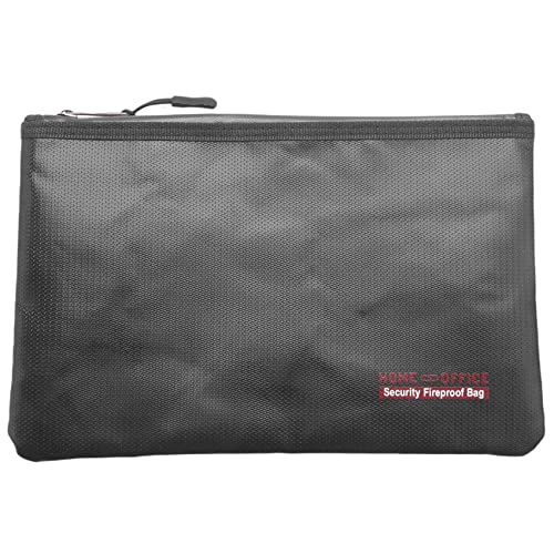 Goufride Tragbarer Feuerfester Wasserdichter Dokumenten Umschlag Akten Ordner Geldbeutel Feuerfeste Geld Beutel Lipo Sichere Tasche B von Goufride