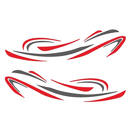 Goufride Wohnmobil Wohnmobil Universal Body Sticker DIY Streifen Bild Aufkleber Aufkleber Dekoration für Wohnwagen AnhäNger von Goufride