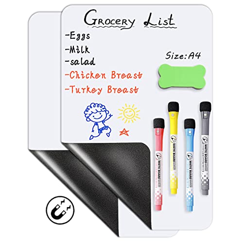Whiteboard Magnetisch A4 Pinnwand Magnettafel, Magnetfolie Selbstklebend 20 * 30cm Weiß Abwischbar Memoboard, Magnettafel Kühlschrank für Wochenplaner Küche Büro Whiteboard Magnetisch A4 Pinnwand Magnettafel, Magnetfolie Selbstklebend 20 * 30cm Weiß Abwischbar Memoboard, Magnettafel Kühlschrank für Wochenplaner Küche Büro von Goujfol