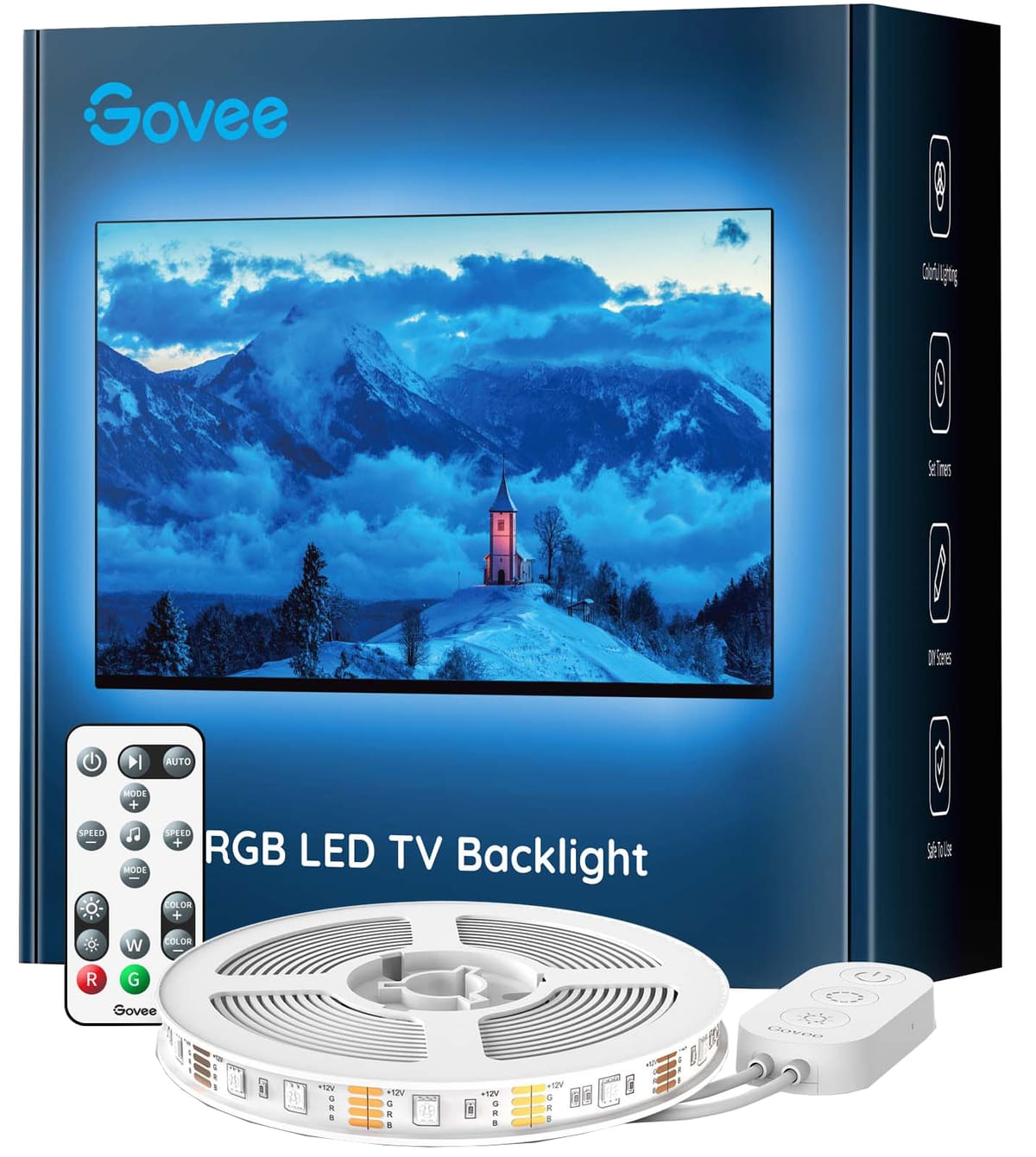 GOVEE LED-Strip Backlight für 46...60" TV, EEK: G, RGB, Bluetooth, 3 m von Govee