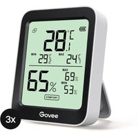 Govee Bluetooth Hygrometer-Thermometer mit Display - 3er-Set Govee Bluetooth Hygrometer-Thermometer mit Display - 3er-Set von Govee