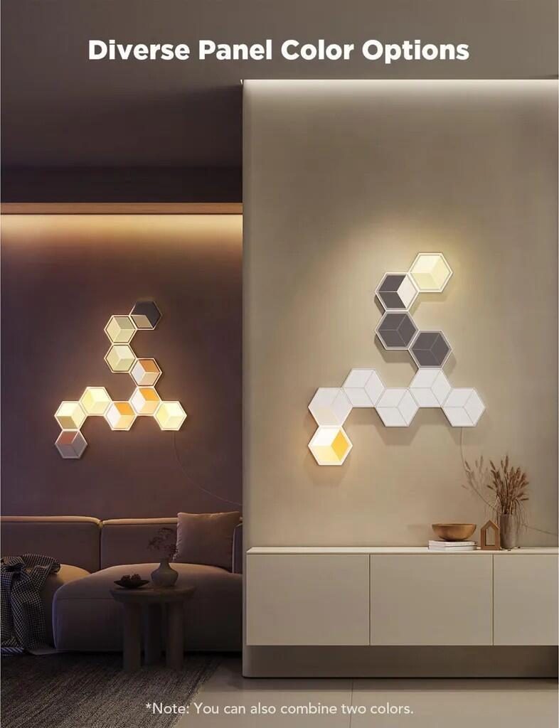 Govee - RGBIC Glide Hexa Light Panels Ultra - 7 Stück von Govee