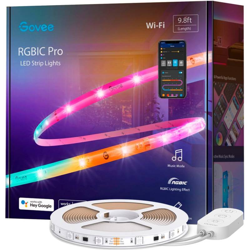 Wi-Fi RGBIC Pro LED Strip Light, LED-Streifen von Govee