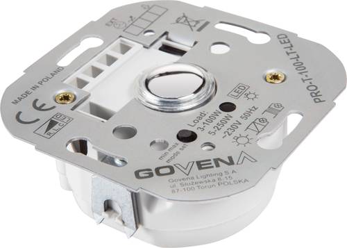 Govena Lighting PROT-100-LT-LED Universal-Dimmer Geeignet für Leuchtmittel: LED-Lampe, Halogenlampe von Govena Lighting