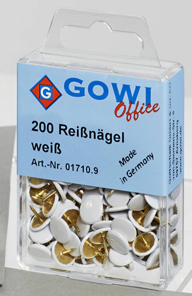 Gowi Reißnägel weiß von Gowi