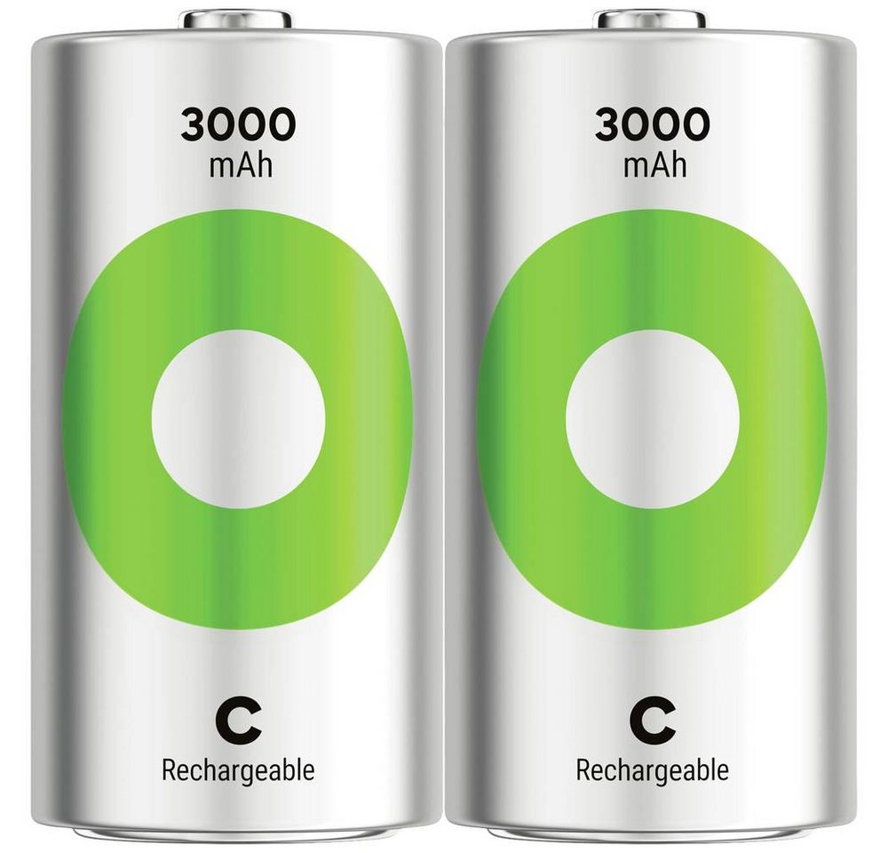 Gp C Baby Akku NiMH 3000 mAh RECYKO, 1.2V, 2er Akku Gp C Baby Akku NiMH 3000 mAh RECYKO, 1.2V, 2er Akku von Gp