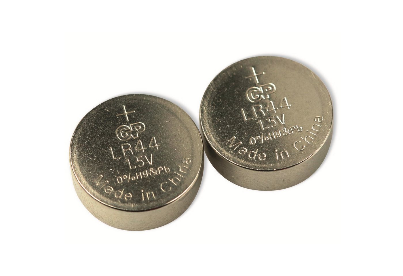 Gp GP Knopfzelle LR44, Alkaline, 1,5 V-, 2 Stück Batterie Gp GP Knopfzelle LR44, Alkaline, 1,5 V-, 2 Stück Batterie von Gp