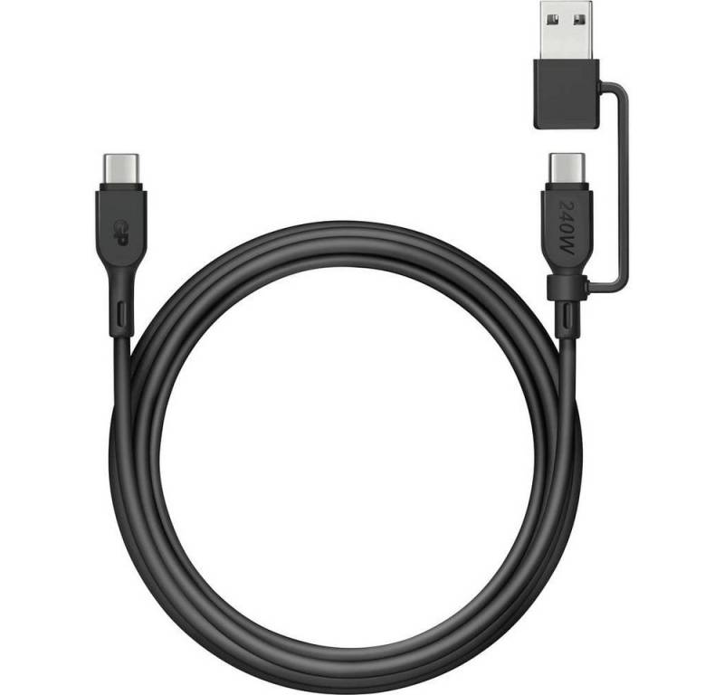 Gp Lade-/Sync- Kabel 2-in-1 USB-C zu USB-A/USB-C USB-Kabel von Gp