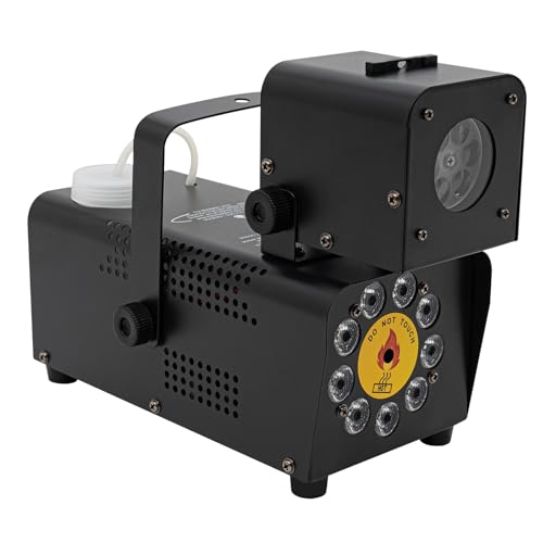 500W Nebelmaschine 9 Farben 6-Grafikdiscs Intelligente Temperaturregelung Rauchmaschine mit Projektionslampe und Fernbedienung für DJ Disco Party Halloween Weihnachten 500W Nebelmaschine 9 Farben 6-Grafikdiscs Intelligente Temperaturregelung Rauchmaschine mit Projektionslampe und Fernbedienung für DJ Disco Party Halloween Weihnachten von Gqouur