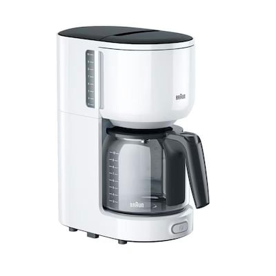 Braun KF 3120 PurEase Filter-Kaffee-Maschine weiß Braun KF 3120 PurEase Filter-Kaffee-Maschine weiß von Braun