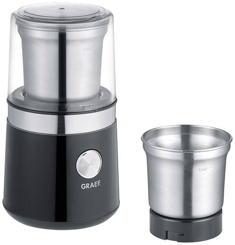 Graef CM102EU Kaffeemühle Schwarz, Edelstahl Graef CM102EU Kaffeemühle Schwarz, Edelstahl von Graef