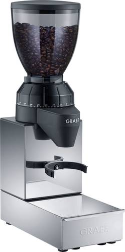 Graef CM850EU CM850EU Kaffeemühle Edelstahl, Schwarz Stahl-Kegelmahlwerk von Graef