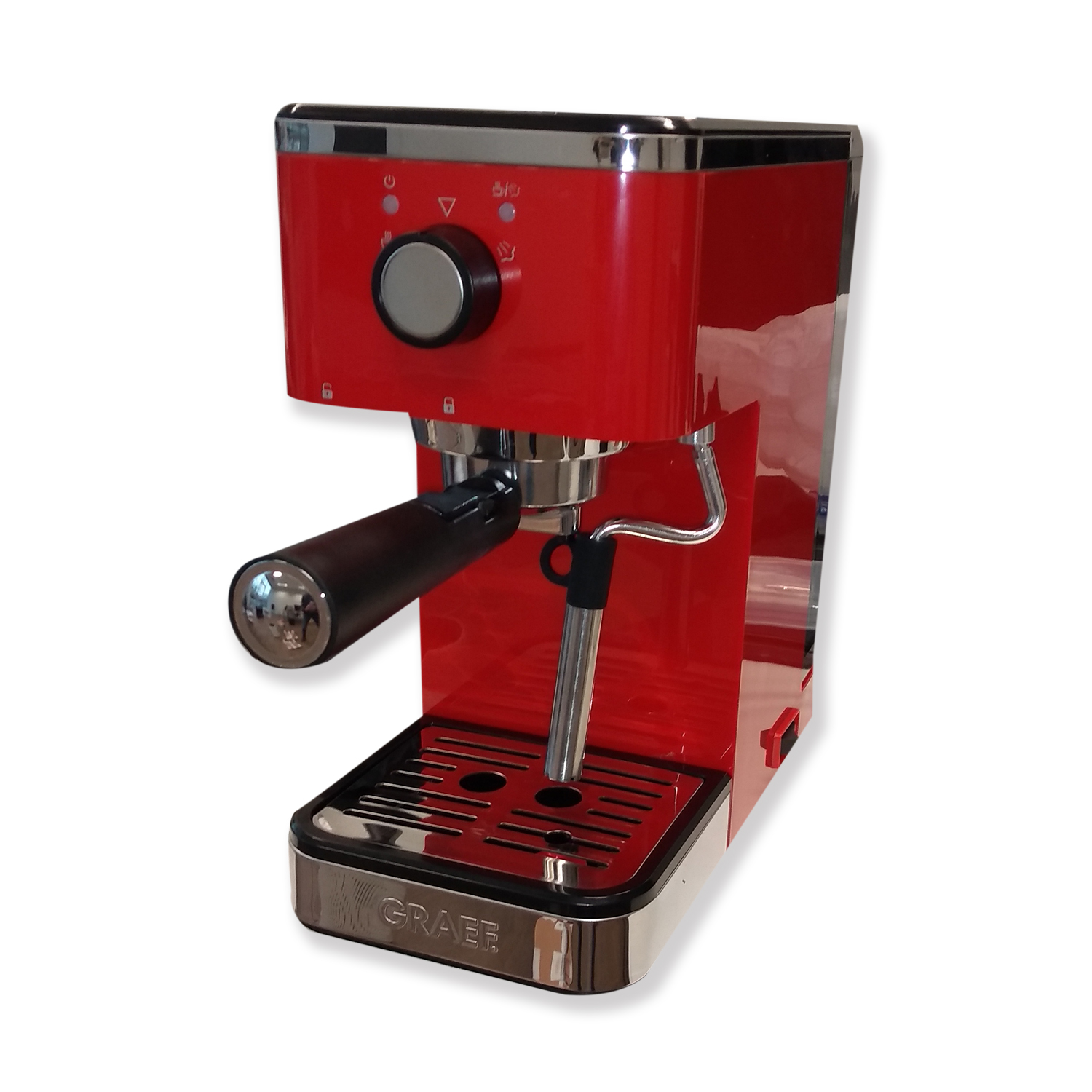 Graef ES403EU Salita Siebträger-Espressomaschine rot von Graef