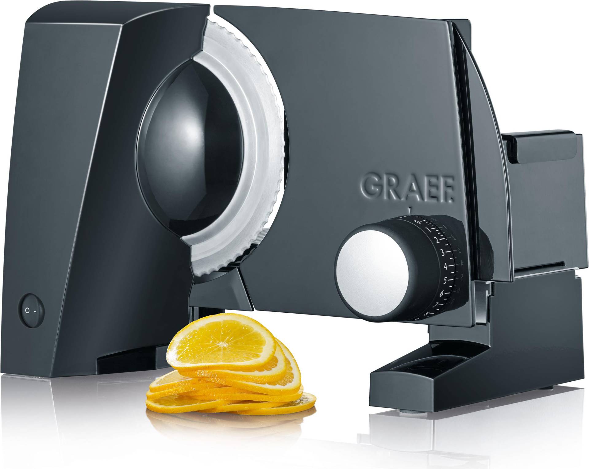 Graef S 10002 Elektro 170W Aluminium Schwarz Schneidemaschine (S 10002) von Graef