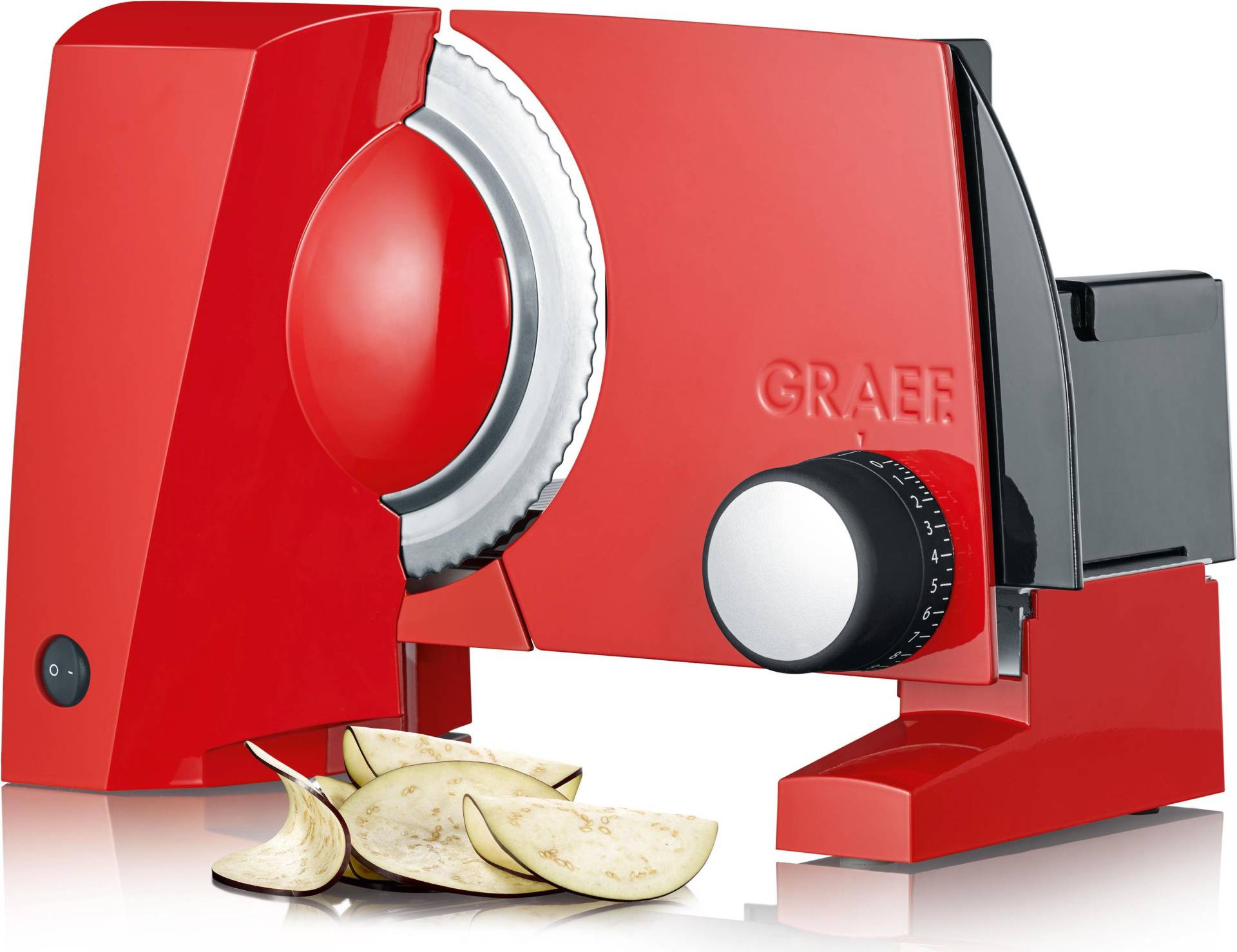 Graef S 10003 Elektro 170W Aluminium Rot Schneidemaschine (S10003) von Graef