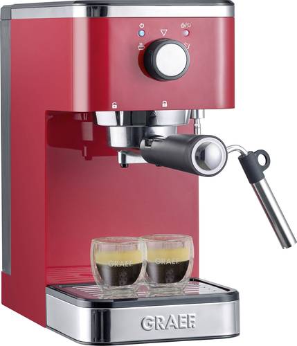 Graef Salita Espressomaschine mit Siebträger Rot 1400W von Graef