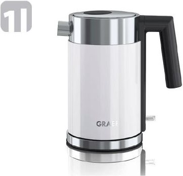 Graef WK 401 - Wasserkocher - 1 Liter - 2015 W - weiß (WK401) von Graef