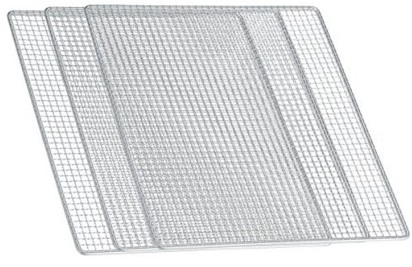 Tablett Edelstahl (3er-Set) Dörrautomat-Zubehör für DA 506 edelstahl von Graef
