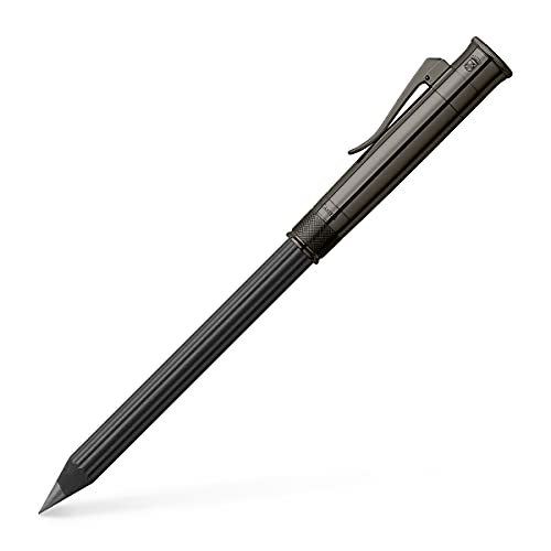 Graf von Faber-Castell 118530 - Perfekter Bleistift mit Verlängerer, Spitzer und Radiergummi, Magnum Black Edition von Graf von Faber-Castell