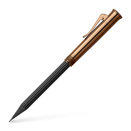 Graf von Faber-Castell 118536 - Perfekter Bleistift Brown, Härtegrad B, mit eingebautem Spitzer, Radierer und Kappe zum Verlängern von Graf von Faber-Castell