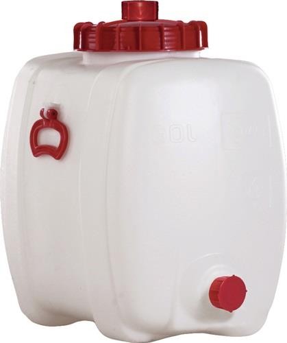 Graf Fass 60l PE weiß 2 Tragegriffe Einfüllöffnung-D.200mm 825056 von Graf