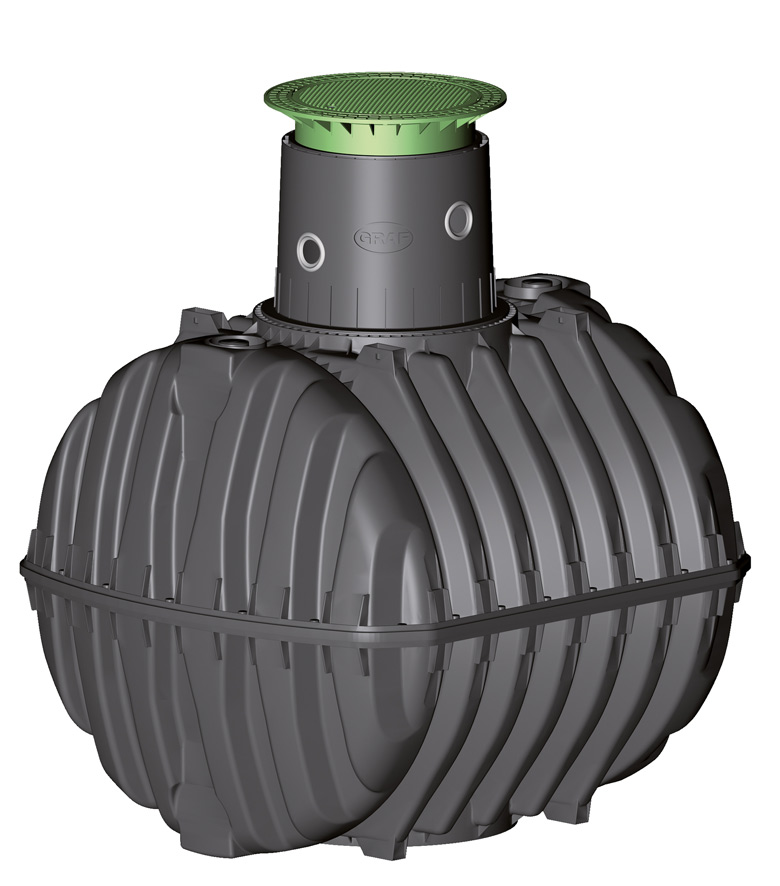 Graf Sickersaftbehälter Carat, Maxi-Domschacht - begehbar, 4.800 Liter von Graf