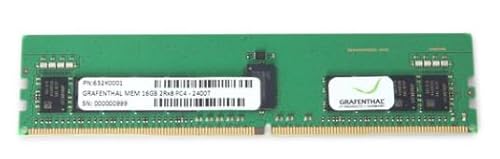 Grafenthal MEM 16GB 1Rx4 DDR4-2933MHz RDIMM PC4-23400 ECC CL21 1,2V (652K0009) Marke von Grafenthal