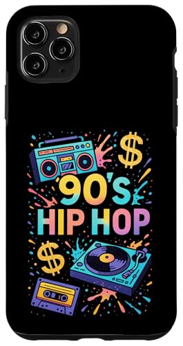 90's Hip Hop - 90s Hiphop Retro Cassette Vinyl Hülle für iPhone 11 Pro Max von Graffiti Boombox 1990s Old School