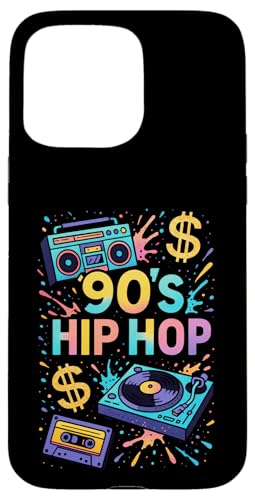 90's Hip Hop - 90s Hiphop Retro Cassette Vinyl Hülle für iPhone 15 Pro Max 90's Hip Hop - 90s Hiphop Retro Cassette Vinyl Hülle für iPhone 15 Pro Max von Graffiti Boombox 1990s Old School