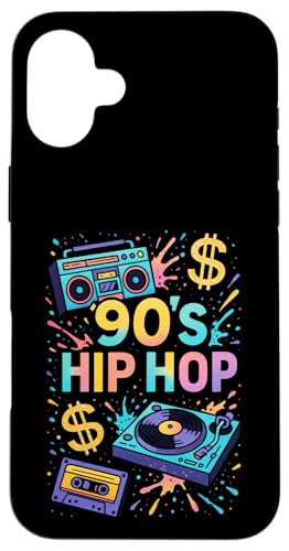 90's Hip Hop - 90s Hiphop Retro Cassette Vinyl Hülle für iPhone 16 Plus 90's Hip Hop - 90s Hiphop Retro Cassette Vinyl Hülle für iPhone 16 Plus von Graffiti Boombox 1990s Old School