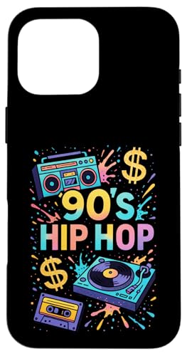 90's Hip Hop - 90s Hiphop Retro Cassette Vinyl Hülle für iPhone 16 Pro Max 90's Hip Hop - 90s Hiphop Retro Cassette Vinyl Hülle für iPhone 16 Pro Max von Graffiti Boombox 1990s Old School