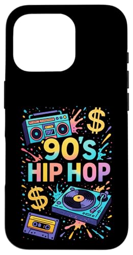 90's Hip Hop - 90s Hiphop Retro Cassette Vinyl Hülle für iPhone 16 Pro 90's Hip Hop - 90s Hiphop Retro Cassette Vinyl Hülle für iPhone 16 Pro von Graffiti Boombox 1990s Old School