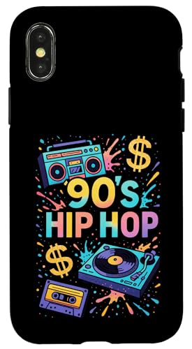 90's Hip Hop - 90s Hiphop Retro Cassette Vinyl Hülle für iPhone X/XS 90's Hip Hop - 90s Hiphop Retro Cassette Vinyl Hülle für iPhone X/XS von Graffiti Boombox 1990s Old School