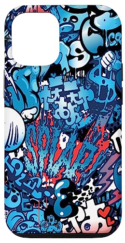 Hülle für iPhone 12/12 Pro Blaue Graffiti-Kunst-Handyhülle Hülle für iPhone 12/12 Pro Blaue Graffiti-Kunst-Handyhülle von Graffiti Phone Case by Bronson Summers