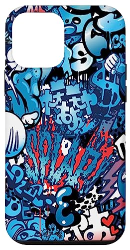 Hülle für iPhone 12 mini Blaue Graffiti-Kunst-Handyhülle Hülle für iPhone 12 mini Blaue Graffiti-Kunst-Handyhülle von Graffiti Phone Case by Bronson Summers