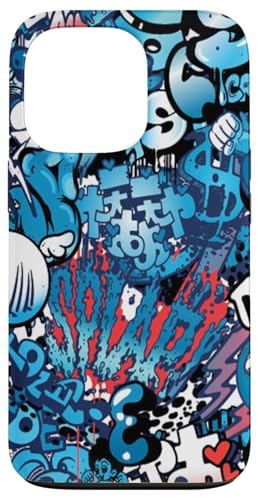 Hülle für iPhone 13 Pro Blaue Graffiti-Kunst-Handyhülle Hülle für iPhone 13 Pro Blaue Graffiti-Kunst-Handyhülle von Graffiti Phone Case by Bronson Summers
