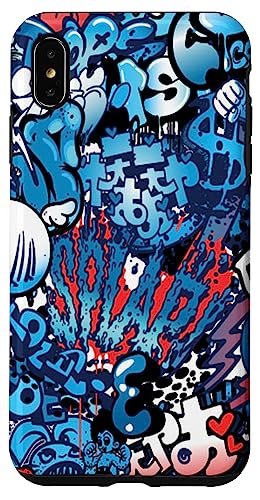Hülle für iPhone XS Max Blaue Graffiti-Kunst-Handyhülle Hülle für iPhone XS Max Blaue Graffiti-Kunst-Handyhülle von Graffiti Phone Case by Bronson Summers