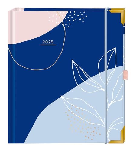 Terminplaner A5 Premium 2025 Blau: Premium-Terminplaner Terminplaner A5 Premium 2025 Blau: Premium-Terminplaner von Grafik Werkstatt "Das Original"
