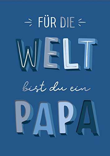 Grafik Werkstatt Glückwunschkarte Bester Papa | Musikkarte mit Sound | Cover Version "Daddy cool" von Grafik-Werkstatt