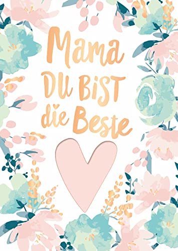 Grafik-Werkstatt Glückwunschkarte Mama | Musikkarte mit Sound | Cover Version "Simply the best", rosa, 27105 von Grafik-Werkstatt