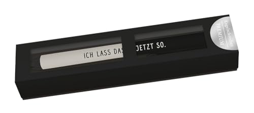 Grafik-Werkstatt Kugelschreiber mit Drehmechanik | schwarze Mine auswechselbar| Ich lass das jetzt so. Grafik-Werkstatt Kugelschreiber mit Drehmechanik | schwarze Mine auswechselbar| Ich lass das jetzt so. von Grafik-Werkstatt