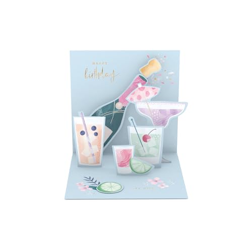 Grafik Werkstatt |Pretty Pop-Up Karte | dreidimensional | Happy birthday Auf Dich von Grafik-Werkstatt