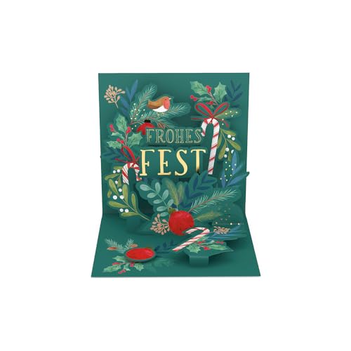 Grafik Werkstatt |Pretty Pop-Up Karte | dreidimensional | Weihnachten | Frohes Fest von Grafik-Werkstatt
