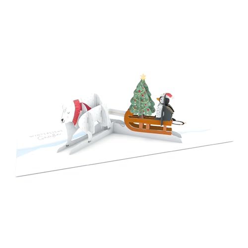 Grafik Werkstatt |Pretty Pop-Up Karte | dreidimensional | Weihnachten | Winterliche Grüße von Grafik-Werkstatt
