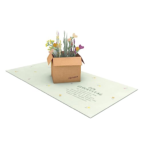 Grafik Werkstatt |Pretty Pop-Up Karte | dreidimensional | Zum Geburtstag von Grafik-Werkstatt