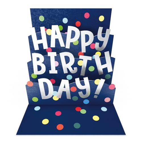 Grafik-Werkstatt |Pretty Pop-Up Mini-Karte | dreidimensional | Geburtstag | Konfetti von Grafik-Werkstatt