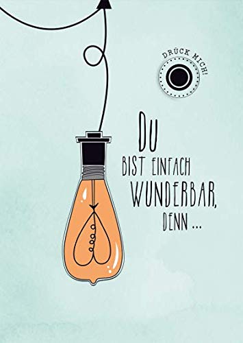 Grafik-Werkstatt Werkstatt Glückwunschkarte Geburtstag | Musikkarte mit Sound | Cover Version I really like you, 26656, blau, groß Grafik-Werkstatt Werkstatt Glückwunschkarte Geburtstag | Musikkarte mit Sound | Cover Version I really like you, 26656, blau, groß von Grafik-Werkstatt