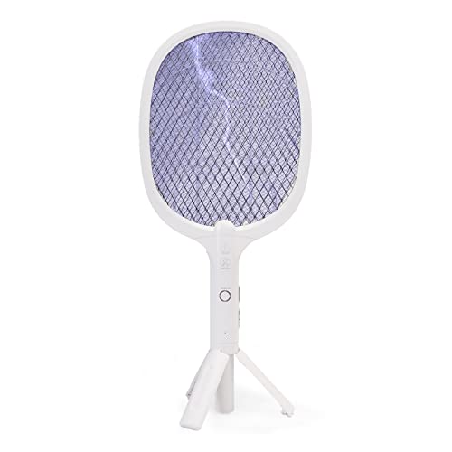 Grafner 2 in 1 elektrische Fliegenklatsche extra stark 3000V, wiederaufladbar USB, großer Akku, mit Ständer, UV-Lichtfalle, LED, Mückenfalle Insektenvernichter Moskito Tennisschläger Ladebasis Grafner 2 in 1 elektrische Fliegenklatsche extra stark 3000V, wiederaufladbar USB, großer Akku, mit Ständer, UV-Lichtfalle, LED, Mückenfalle Insektenvernichter Moskito Tennisschläger Ladebasis von Grafner